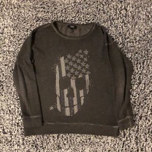 Mango Jeans Women’s Jeweled Skull Sweatshirt